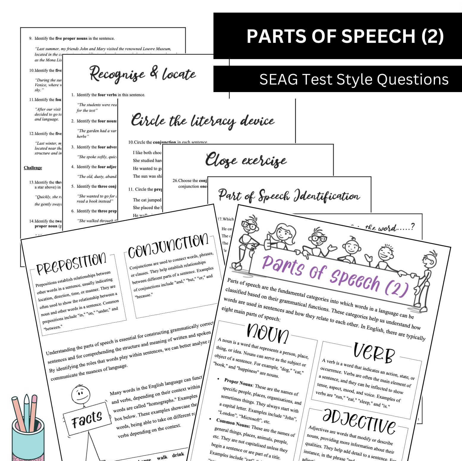 Parts Of Speech Part 2 NI Primary School Resources