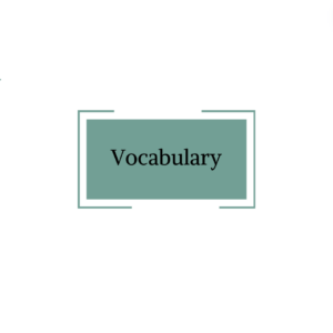 Vocabulary