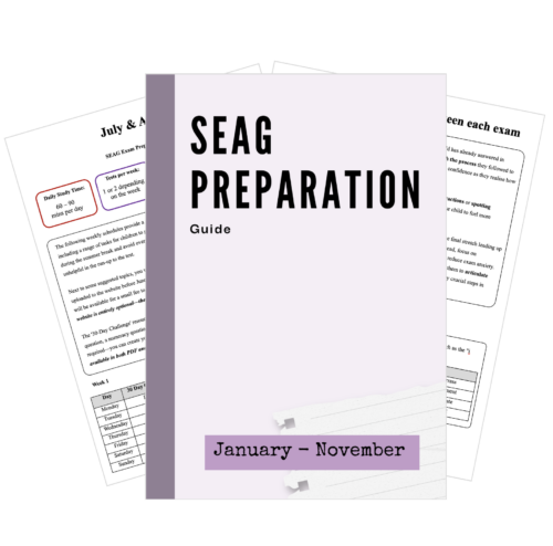 SEAG Preparation Guide - Jan (P6) to Nov (P7)