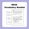 SEAG Vocabulary Booklet
