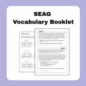 SEAG Vocabulary Booklet