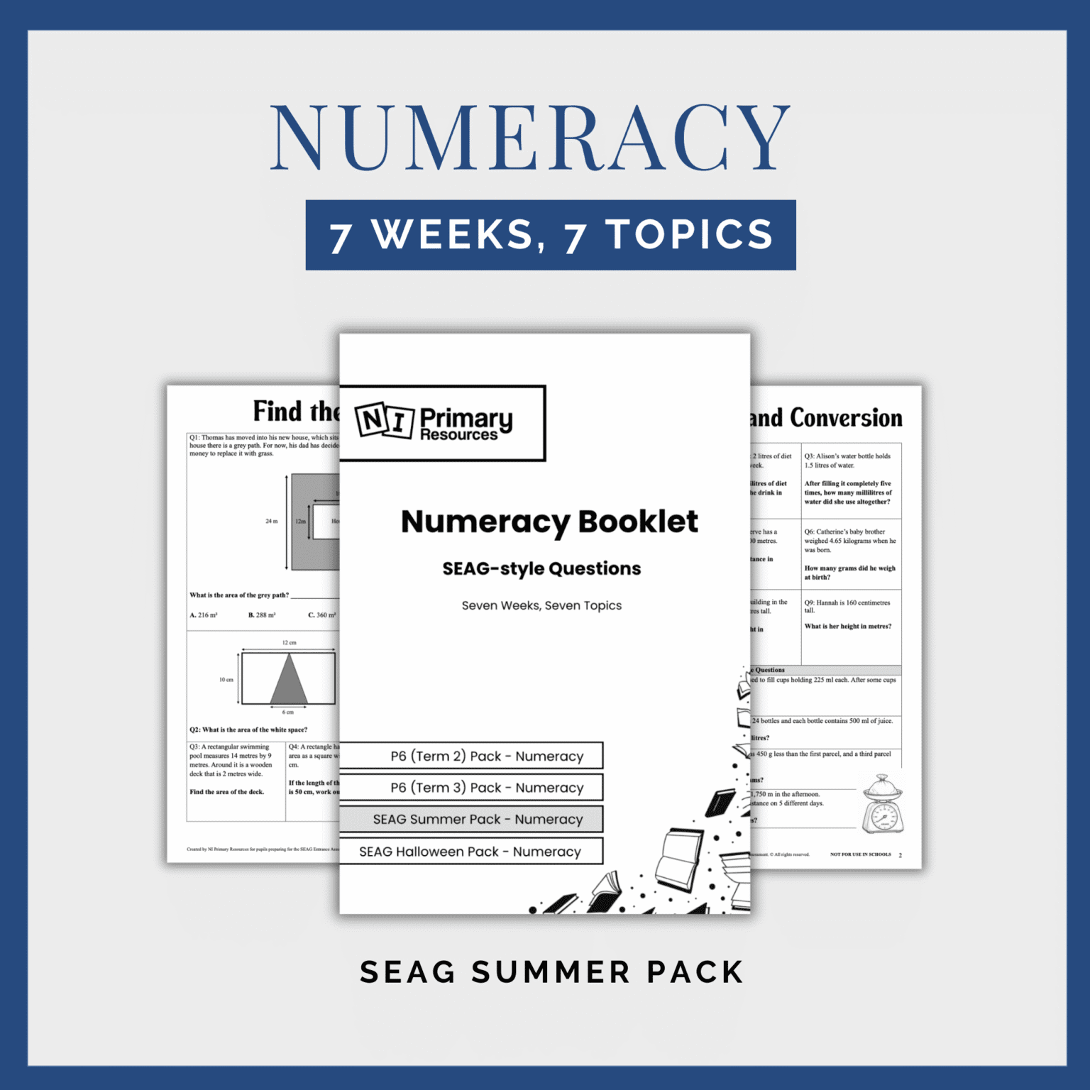 Numeracy Booklet.pdf SEAG Numeracy Booklet (2) Summer Pack - NI Primary Resources